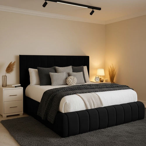 Luxury ottoman bed plush - luxury,