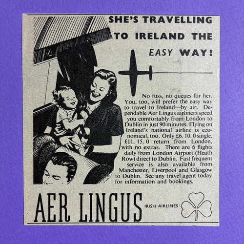 Aer lingus irish airlines 1947 - lingus,