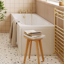 Signature Olympus Single Ended Rectangular Bath 1700mm x 800mm 0 Tap Hole