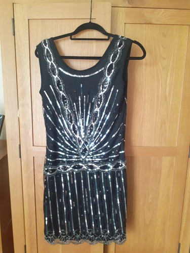 Black 1920s style flapper - 1920s,