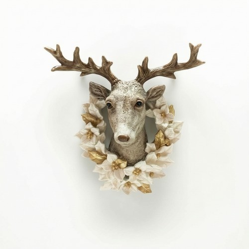 Deer head wall decor - wall,
