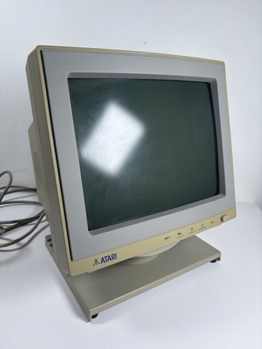 Atari sm144 monitor vintage - atari,