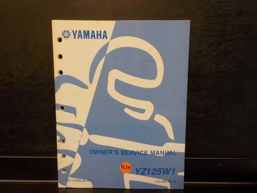 Yamaha yz125w1 owners - ,