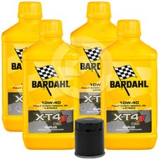 Oil Change 100% Synt Bardahl XT4-S C60 10W40 + Filter Kawasaki GPZ S 500