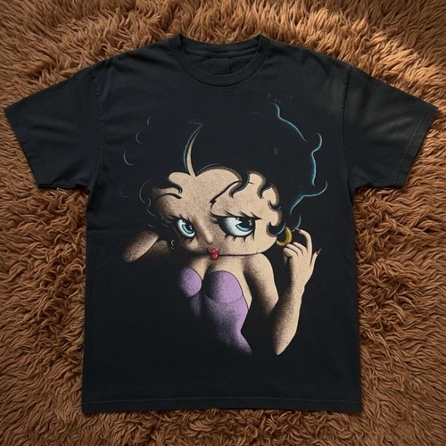 Black betty boop graphic tee - black,