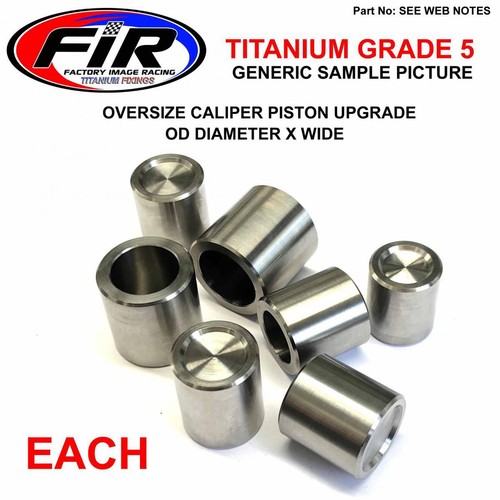 Fir titanium caliper piston - fir,