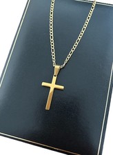 14K Solid Crucifix Cross