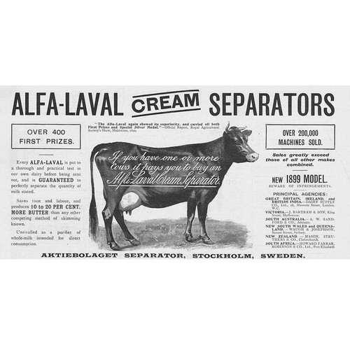Alfa laval cream - cream, separators