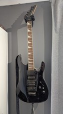 Aria Electric Guitar Custom Black with Pearl Fret markers Excellent Condition