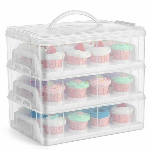 Plastic cake box carrier - plastic,