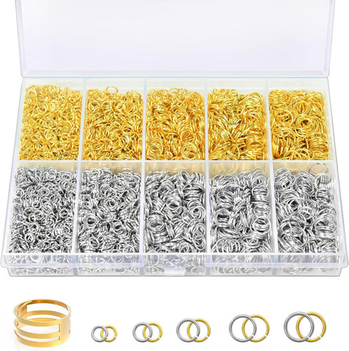 4600 pcs jump rings - rings, for