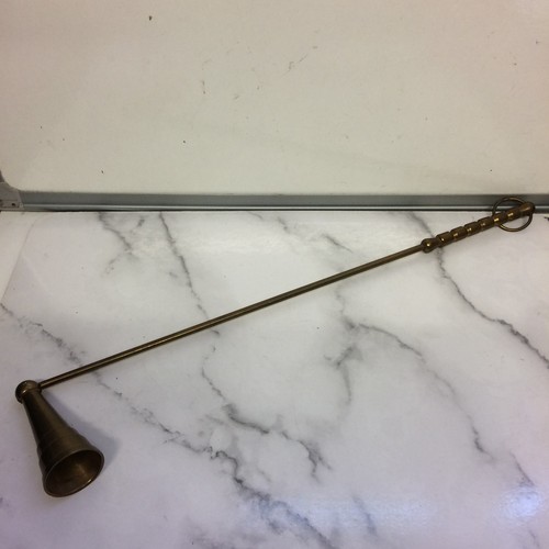 Brass candle snuffer - snuffer, vintage