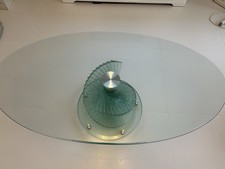 Glass Coffee Table With A