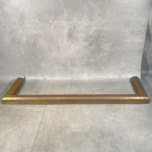 Vintage brass fireplace - brass,
