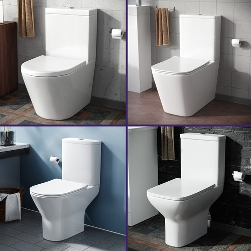 Bathroom modern soft close - bathroom,