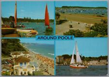 Scenes Around Poole Dorset England Postcard Posted 