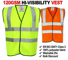 120GSM Hi Viz Vest High Vis