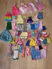 Huge   (305) Items Of Vintage  Modern Doll Clothes Bundle
