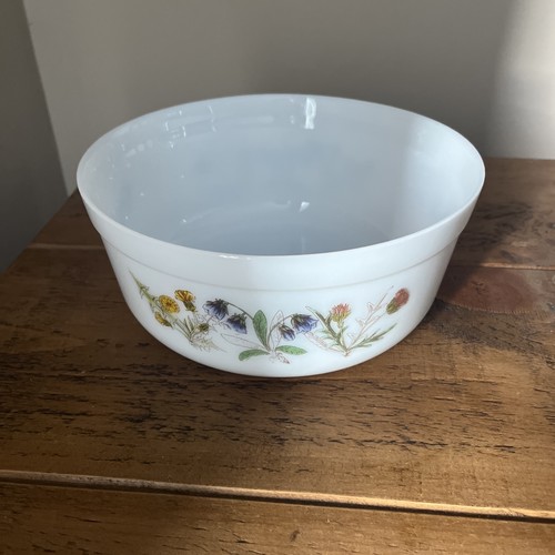 Vintage arcopal white floral - white,