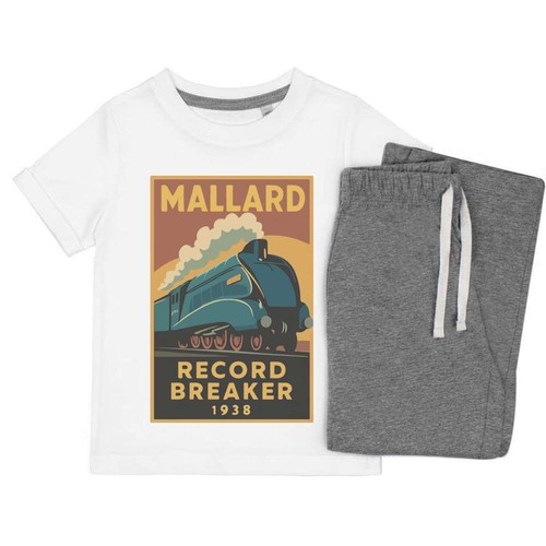 Mallard steam train kids - train',