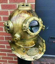 Antique Brass Scuba Diving