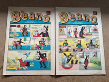 2 x BEANO COMICS 1967/1971