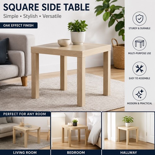 Lack wooden side - table, effect