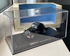 NOREV Simca 5 (Fiat Topolino) 1938 Monte-Carlo Rally 1:43 Diecast Black Boxed
