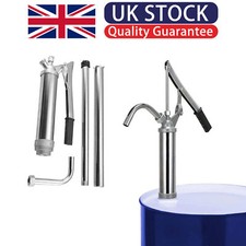 Lever Barrel Pump Hand Action Oil Fluid Diesel Water Transfer 55 Gallon Drum UK