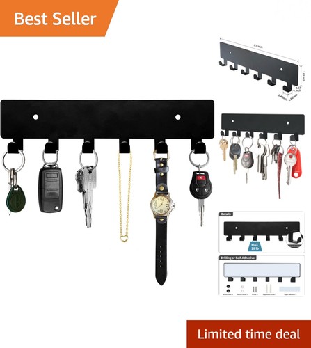 Matte black wall - wall-mounted, key