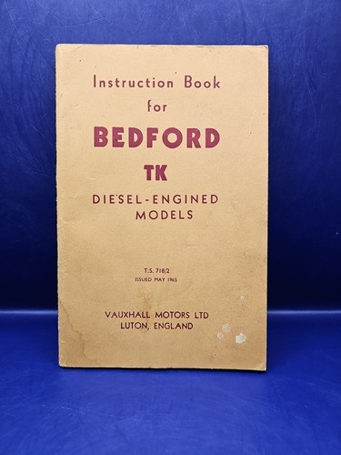 Bedford lorry instruction - tk,