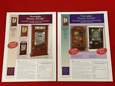 Nostalgic Penny Arcade Machine Flyers RARE Memorabilia
