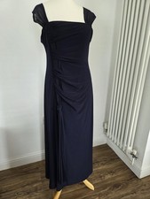 Petra Navy Blue Long Runched