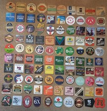 100 Beer Mats all different