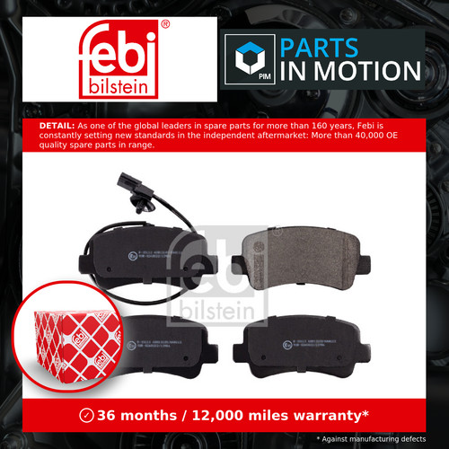Brake pads set fits - fits, renault