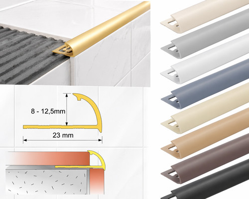 Round edge pvc tile - round,