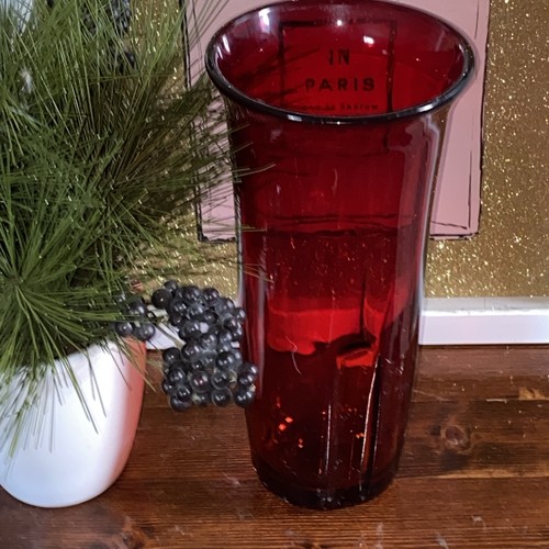 Vintage antique red - antique, glass