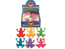 Stretch & Sticky Frog kids birthday Party Loot Bag Children Toys Stocking Filler