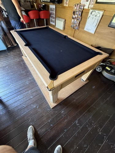 Pool table 7ft 4ft black - table,