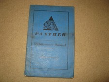 Panther Motorcycle Maintenance