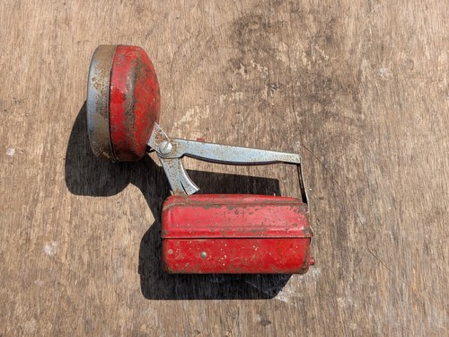 Vintage ever ready torch - vintage, red