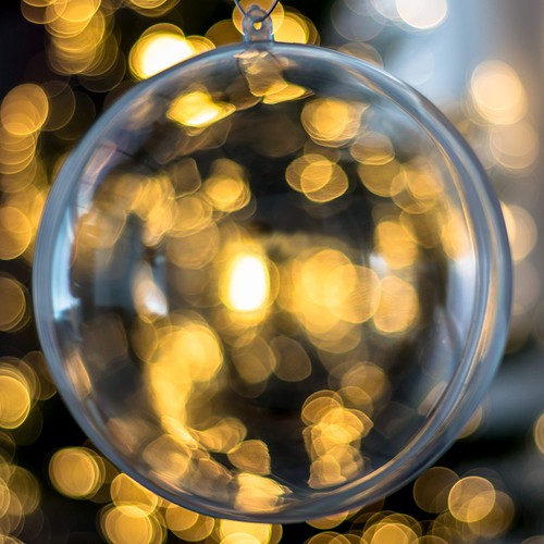 Transparent ball christmas - 1x,