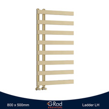 Brushed Brass Towel Rail