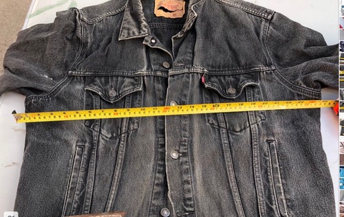 Levi black denim - levi’s, trucker