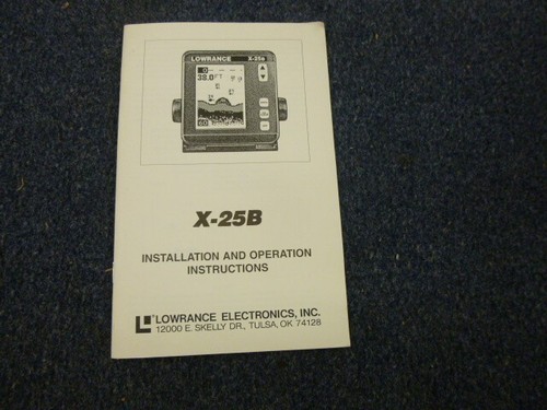 Original lowrance 25b - original,
