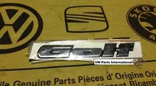 VW Golf MK3 Rear Chrome Golf Badge Genuine New Old Stock OEM VW Part