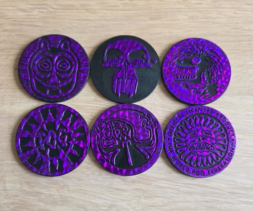 Pogs slammers kinis x6 - slammers, /