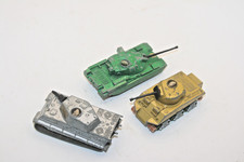 3  x  1970's Matchbox Lesney Vintage Military Vehicle Tanks. 