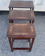 Rosewood Indian Carved Antique