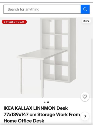 Ikea kallax linmmon desk - kallax, part